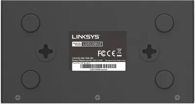 Produktbild von Linksys 8-Port Business Desktop-Gigabit-Switch (LGS108), Unmanaged, L2, Gigabit Ethernet (10/100/1000), Wandmontage