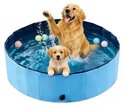 Produktbild von Faltbares Hundepool Ø 100 cm mit Ablass
