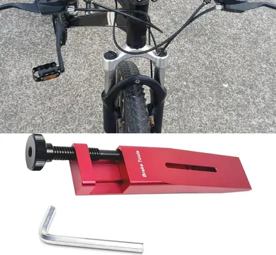 Produktbild von SRAM Hydraulische Bremspresse, Alu Rot, 16x4x2 cm, Bremsenwartung, robust mit Schraubenschlüssel