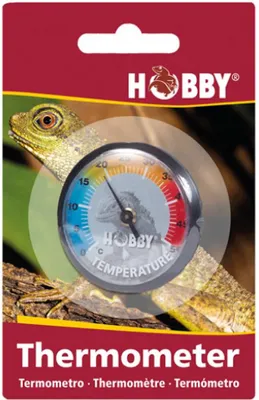Productafbeelding van Hobby Terrarium thermometer rond zelfklevend Ø 8 cm voor terraria
