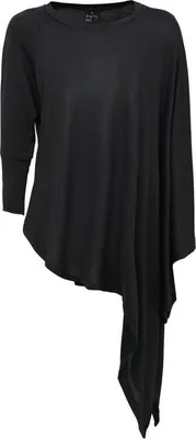 Produktbild von Forplay Sweatshirt Damen Knitted Asymmetric Sweater schwarz L