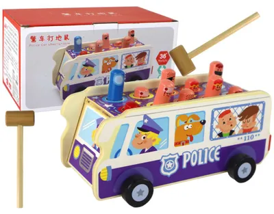 Immagine prodotto di Gioco arcade in legno Polizia Bus Convener