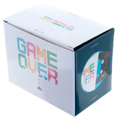 Immagine prodotto di PUCKATOR - Kubek Game Over z uchwytem w kształcie kontrolera do gier