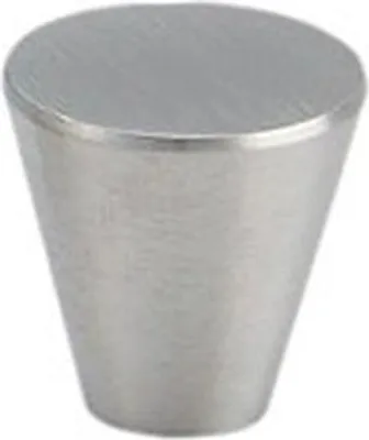 Produktbild von Konischer Knopf Ø20 x 27 mm DESIGN MATT Edelstahl gebürstet - DMK005.IN.20.5