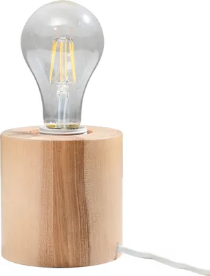 Produktbild von Tischlampe SALGADO Holz 1xE27 15W Holz 10x10x10cm Sollux Lighting
