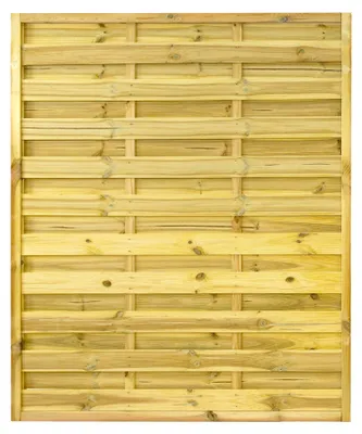 Produktbild von Ligna Gard Dichtzaun Lausanne gerade 150x180 cm Holzzaun Kiefer Kesseldruckimprägniert 44x44 mm Rahmen