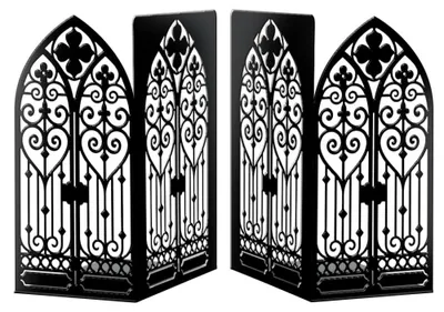 Immagine prodotto di Supporti decorativi per libri - Metallo con porta in stile gotico