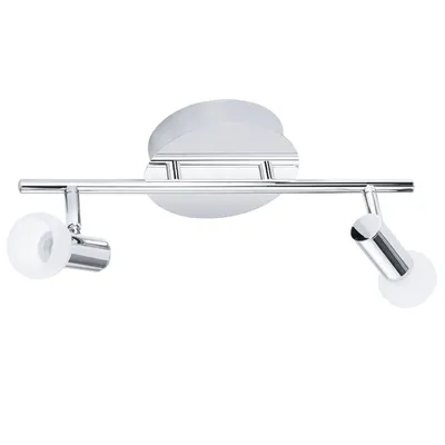 Zdjęcie produktu dla EGLO GLOSSY 1, Powierzchniowe spot oświetlenie, 2 szt., LED, 9,2 W, 3000 K, Chrom, Biały