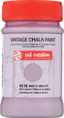 Produktbild von Talens Art Creation Vintage Kreidefarbe Flasche 100 ml Nebelmauve 5518