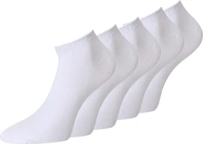 Produktbild von KB Sneakersocken Herren Kurzsocken weiß - 10 Paar Größe 47-50