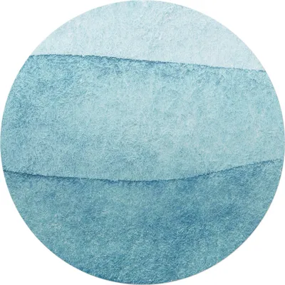 Produktbild von Pastellwellen – Bodenschutzmatte – Stuhlunterlage – Bürostuhlmatte – Rutschfeste Bodenmatte – Schutzmatte für Hartboden – fi 100 cm