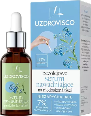 Obrázok produktu pre HYDRATAČNÉ SÉRUM NA PLEŤ PRE NEDOKONALOSTI 30 ml - UZDROVISCO (BEZ OLEJOV)