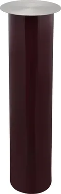 Produktbild von Bodenkerzenständer Art Deco 170 Pflaume / Silber