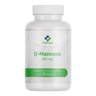 Produktbild von D-Mannose 680 mg pro Kapsel – 60 Kapseln D-Mannose – 2040 mg reine D-Mannose, Bei Blasenentzündungen