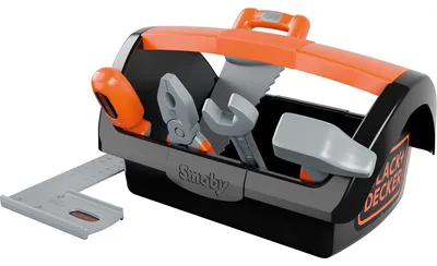Immagine prodotto di Smoby 7600360940 Cassetta degli attrezzi Smoby Black+Decker - Giochi di ruolo fai da te
