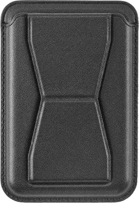 Produktbild von MidOcean - "Leamag" Magnetisch-Kartenhalter, Leder MO1791 (Einheitsgröße) (Schwarz)