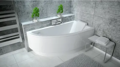 Produktbild von BADLAND Eckbadewanne Badewanne Praktika RECHTS 140x70 mit Acrylschürze, Füßen und Ablaufgarnitur GRATIS