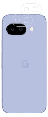A light purple smartphone with a camera lens protector on the back.