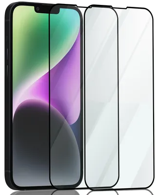 Obrázek produktu pro 2-balení iPhone 14 Ochranné sklo na displej - Tvrzené sklo 9H - Super kvalita 3D