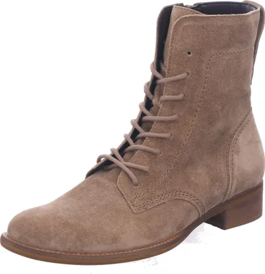 Produktbild von Gabor Damen Schnürboots mit Schnürung/Reißverschluss aus Leder, beige, Größe 40,5
