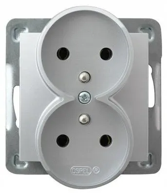 Obrázek produktu pro Ospel GP-2YRAZ/m/18, Stříbrná, IP20, 16 A, 71 mm, 47 mm, 71 mm