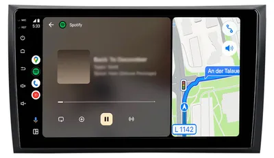 Obrázok produktu pre Autorádio pre Suzuki SX4 2006–2013 s CarPlay, Android Auto, multimediálnym systémom, rádiom, Androidom, GPS navigáciou, Wi-Fi, Bluetooth, DAB+RDS, SWC, 9 palcov, 2+64 GB