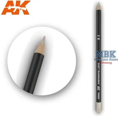 Produktbild von AK Interactive S.L. AK-10026 WEATHERING PENCIL DUST / RAINMARKS
