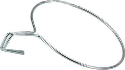 Image de Support Jardinière Balcon 22cm Acier Zing Blanc, Adaptable Balcon - Sauvic
