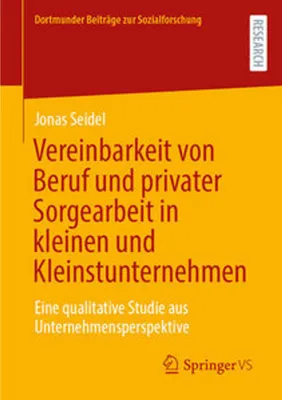 Obrázok produktu pre Vereinbarkeit von Beruf und privater Sorgearbeit in kleinen und Kleinstunternehmen