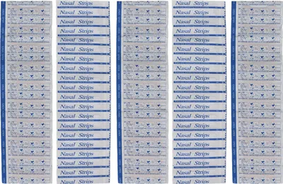 Image de 50 pièces de bandelettes nasales réduisent le ronflement, améliorent le sommeil, favorisent une respiration fluide, patchs autocollants pour le nez
