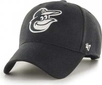 Produktbild von MLB Baltimore Orioles ’47 Basecap Cap MVP Kappe Baseballcap 195000734373 schwarz