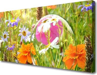 Produktbild von Tulup Leinwand-Bilder 100x50 Wandbild Canvas Kunstdruck Blumen Natur