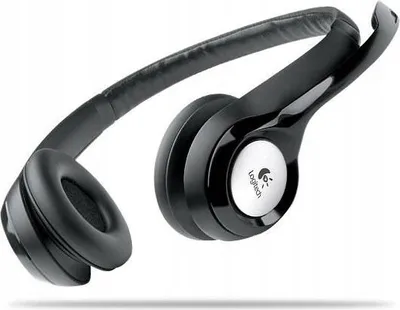 Produktbild von Logitech ClearChat Comfort, Kabelgebunden, 20 - 20000 Hz, Anrufe/Musik, Kopfhörer, Schwarz
