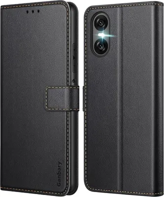 Zdjęcie produktu dla Etui Sony Xperia 10 VI - skórzana klapka Premium z kieszeniami na karty