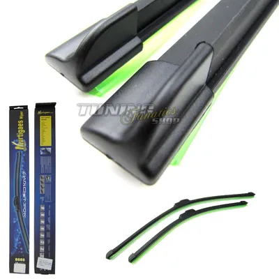 Produktbild von Scheibenwischer 2x Premium Soft / Flat Flachbalken Wischer Front Set 550/500mm