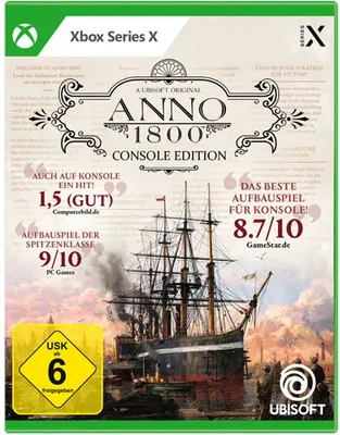 Produktbild von Ubisoft ANNO 1800 Console Edition, Xbox Series X, T (Jugendliche)