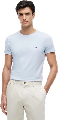 Produktbild von Tommy Hilfiger Herren Stretch Slim Fit T-Shirt, Blau M