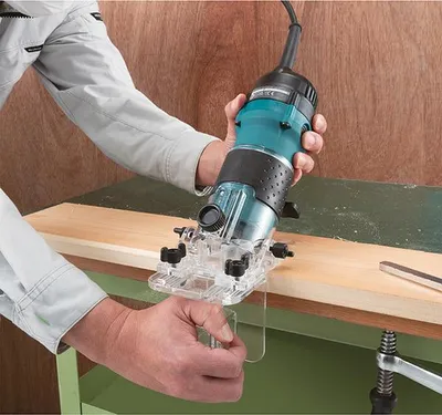 Image de Affleureuse MAKITA 530W Ø6 mm + Coffret MAK-PAC 2 - 3712J