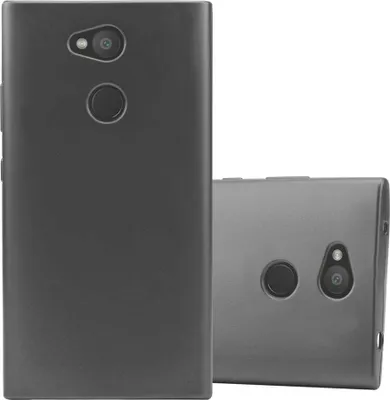 Produktbild von Cadorabo Schutzhülle für Sony Xperia L2 Hülle in Grau Handyhülle TPU Silikon Etui Cover Case
