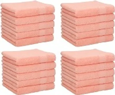 Produktbild von Betz 20 Stück Seiftücher NEAPEL 100% Baumwolle Größe 30x30 cm Farbe - apricot