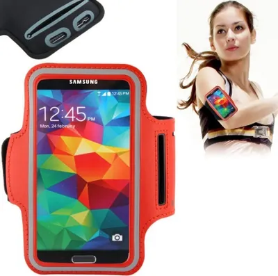 Produktbild von Tasche Armband für Samsung Galaxy S3 / S4 / S5 / S5 Neo Rot