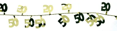 Produktbild von Goldene Draht-Girlande ca. 270 cm