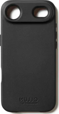 Immagine prodotto di Custodia per iPhone Air, Mujjo Custodia in pelle per MagSafe, Nero