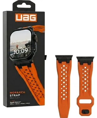 Immagine prodotto di Cinturino per Apple Watch 49/46/45/44 mm, Urban Armor Gear UAG, Monarch Strap, arancione e nero