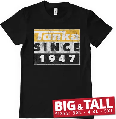 Produktbild von Tonka Since 1947 Big & Tall T-Shirt - 5XL - Black