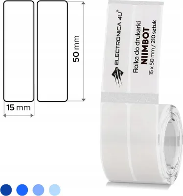 Obrázek produktu pro Samolepicí štítky termální nálepky Niimbot B21 B1 B4 B21_Pro 15x50