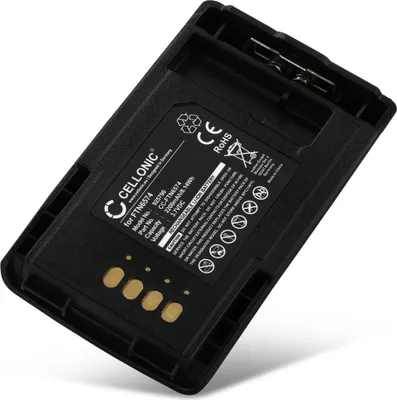 Produktbild von CELLONIC 1x Akku für Funkgerät Kompatibel mit Motorola MTP850, MTP850S, CEP400, FTN6574 - (2200mAh, 3.7V)