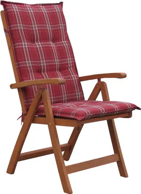 Produktbild von Grasekamp Auflage Rubinrot Kissen Polster für Klapp-Sessel Garten-Stuhl