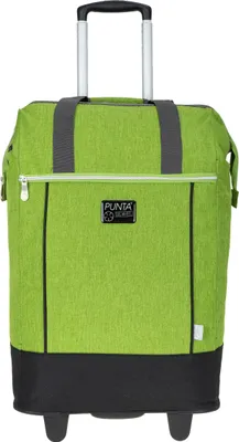 Produktbild von Punta Big Wheel Einkaufsroller Shopper Einkaufswagen Shopping Trolley Einkaufstrolley Trolly große Räder 10303-0700 Two Tone Grün + Thermo Tasche