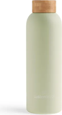 Produktbild von waterdrop® Steel Bottle 600ml isolierte Trinkflasche auslaufsicher | Thermosflasche 24h kalt, 12h heiß doppelwandige Edelstahl Wasserflasche